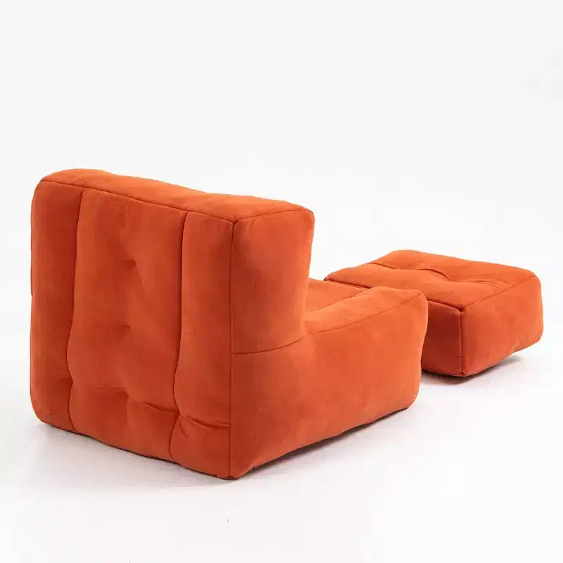 Super Soft Bean Bag Chair with Memory Foam & Ottoman – Adults, Indoor/Outdoor