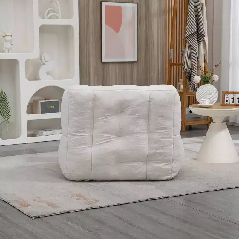 Super Soft Bean Bag Chair with Memory Foam & Ottoman – Adults, Indoor/Outdoor
