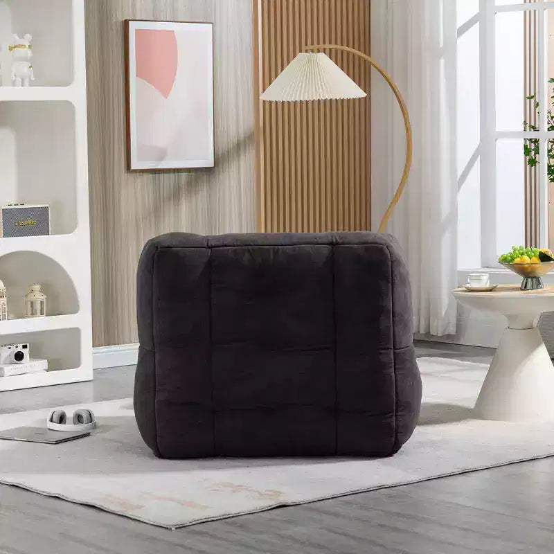 Super Soft Bean Bag Chair with Memory Foam & Ottoman – Adults, Indoor/Outdoor