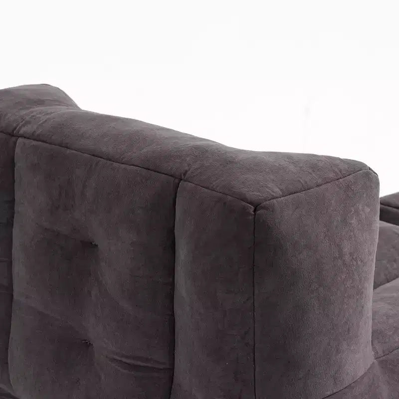 Super Soft Bean Bag Chair with Memory Foam & Ottoman – Adults, Indoor/Outdoor