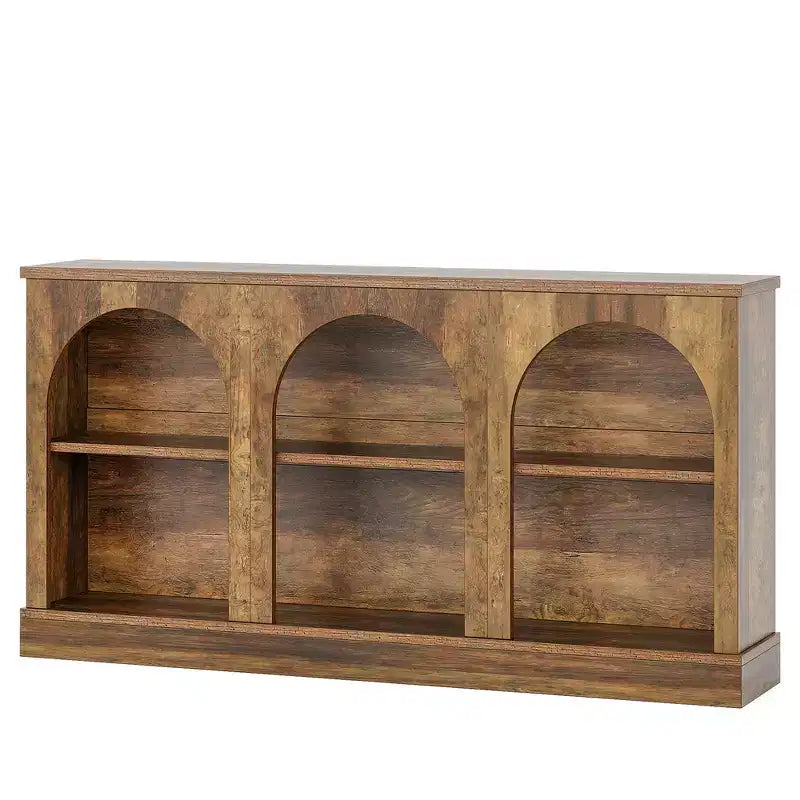 63" Multi-Functional Farmhouse Entry Table – Sofa Table, Hall Table & TV Stand