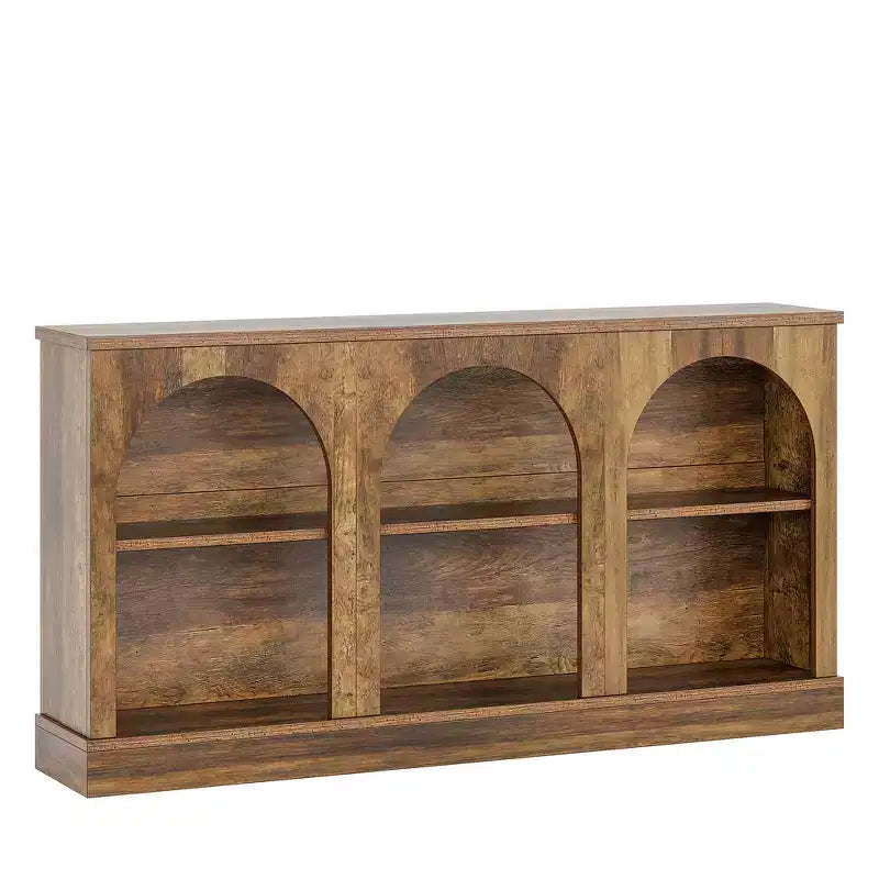 63" Multi-Functional Farmhouse Entry Table – Sofa Table, Hall Table & TV Stand