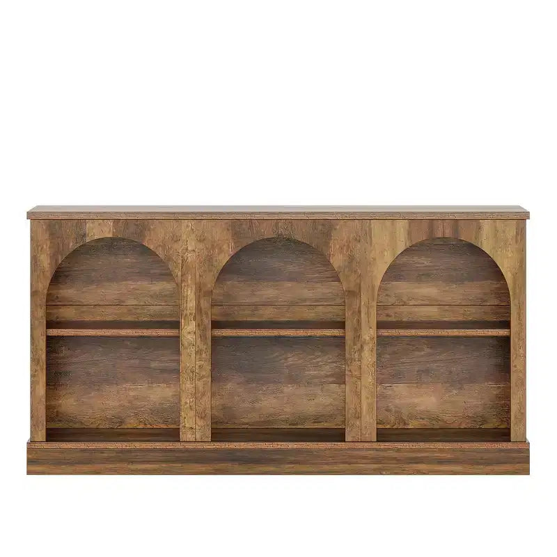 63" Multi-Functional Farmhouse Entry Table – Sofa Table, Hall Table & TV Stand