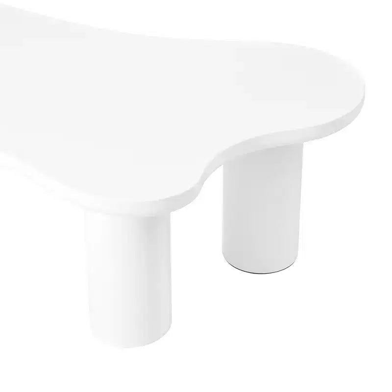 Black / White Cloud Shape 3-Leg Coffee Table