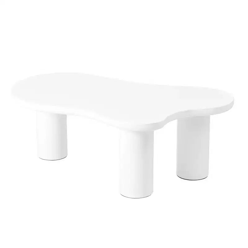 Black / White Cloud Shape 3-Leg Coffee Table