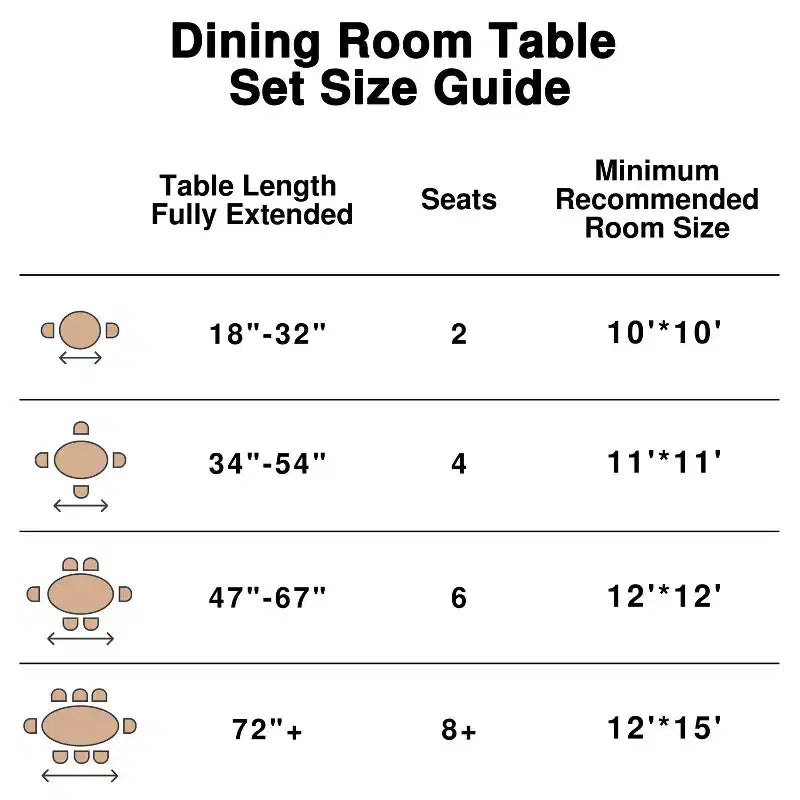 42" Black Round Farmhouse Dining Table – Solid Wood, Seats 4, Modern Style