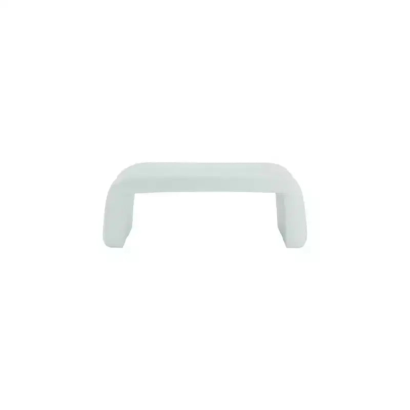 Arc Mint Vegan Leather Bench – Deep Channel Tufted, Contemporary Design